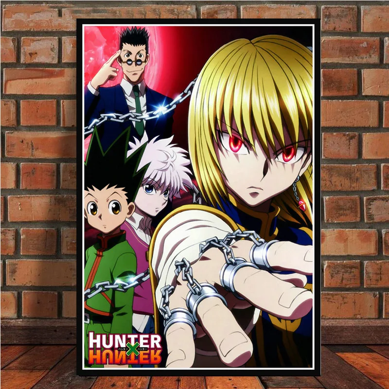 Plakātu Un Izdrukas Hunter x Hunter Classic Japāņu Anime Kids Dāvanu-Kanvas Glezna Mākslas Sienas, Attēlus, Mājas Dekoru quadro cuadros
