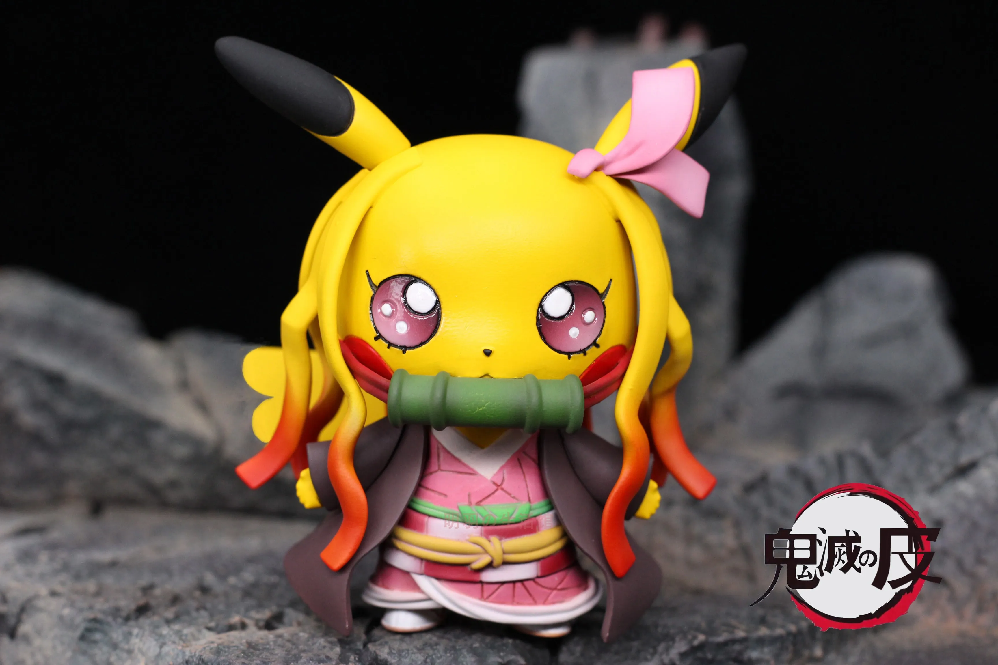 POKEMON Rīcības Attēls Kamado Tanjirou Pikachu Anime Cosplay Rotaļlietas Kabatas Briesmonis Poké Modelis Savākt Apdare, Rotaļlietas Bērniem, Dāvanu