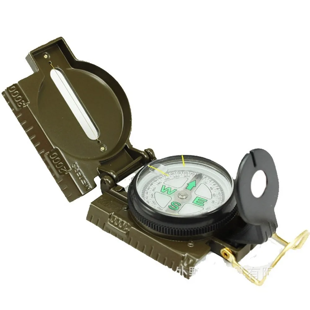 Portatīvo Militāro Zaļā Locīšanas Objektīvs Kompass Militāro Daudzfunkcionāls Āra Jūras Kompass Kompass Auto Daudzfunkcionāls Kompass
