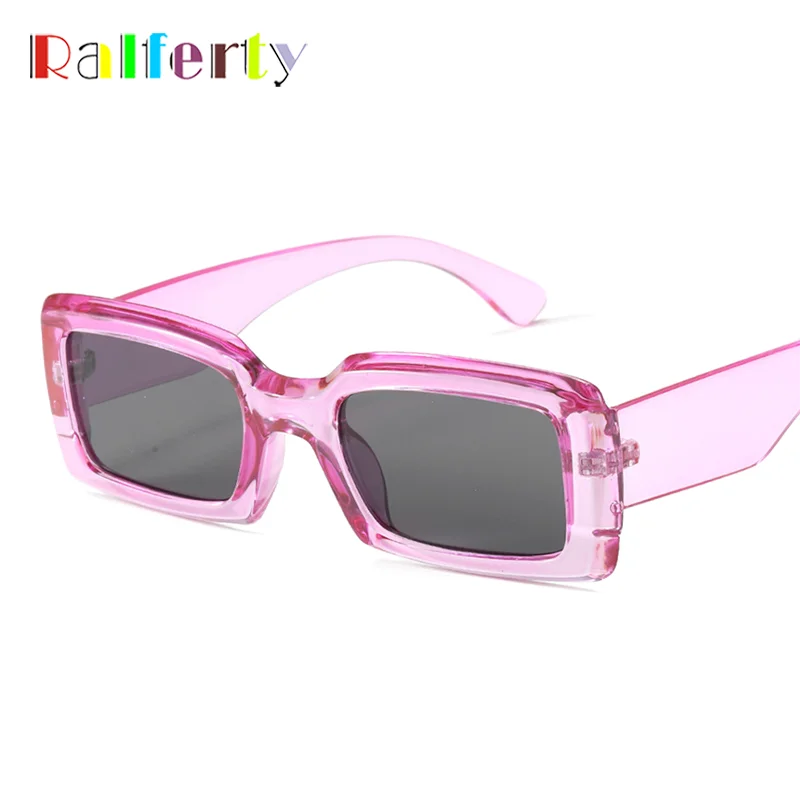 Ralferty Retro Sieviešu Saulesbrilles Mazs Taisnstūris, Saules Brilles zonnebril dames Anti UVA Toņos Sievietēm gafas de sol