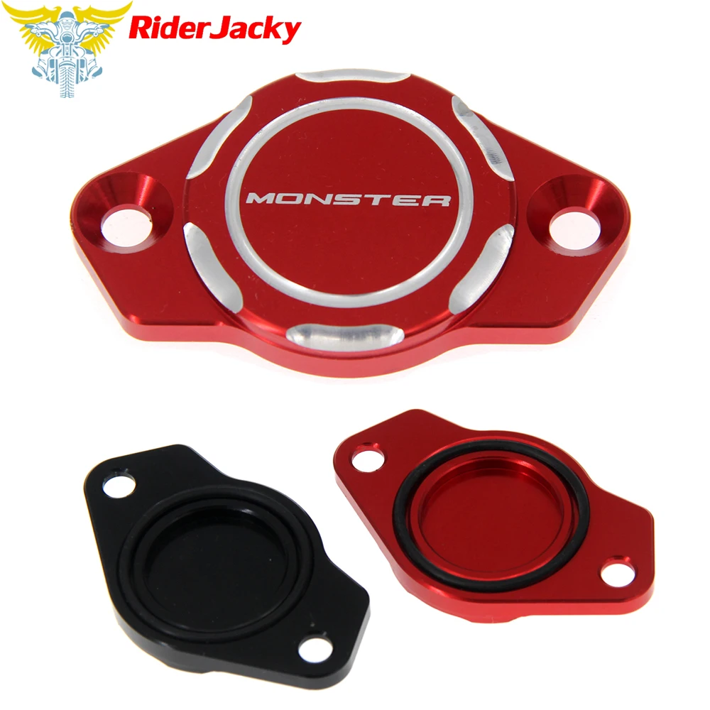 RiderJacky Black Red CNC Motocikla Dzinēja Eļļas Filtra Vāciņu Klp Ducati Monster 900 t.i., S4,S4 Fogarty 2000 2001