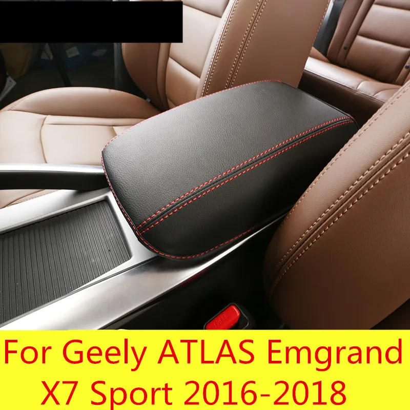 Roku kasti elkoņbalsti kārbas spilvens, centrālā segtu auto maksts auto Piederumi Geely ATLAS Emgrand X7 Sporta 2016-2018