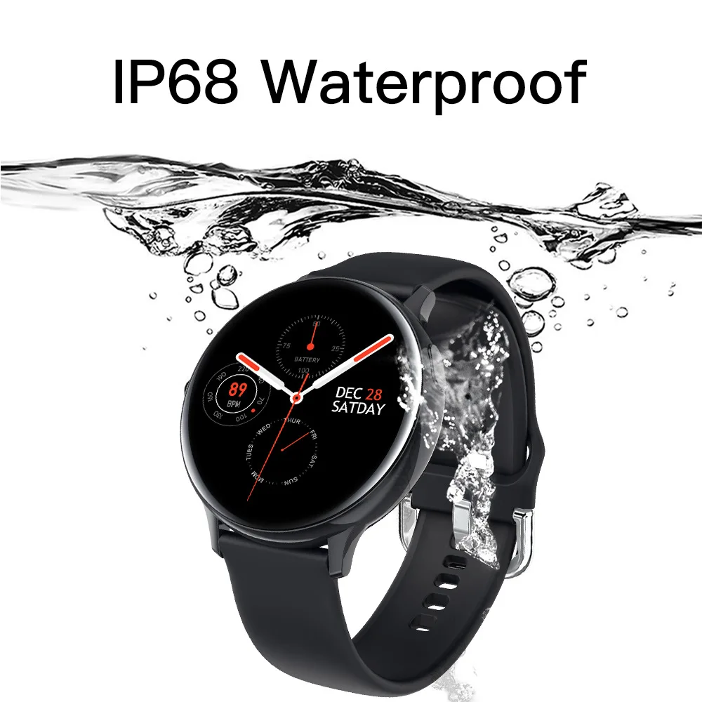 S20 Smart skatīties Sieviešu skārienekrānu EKG Sirds ritma Monitors IP68 Ūdensnecaurlaidīga Fitnesa Tracker Sporta Pulksteņi Android, ios