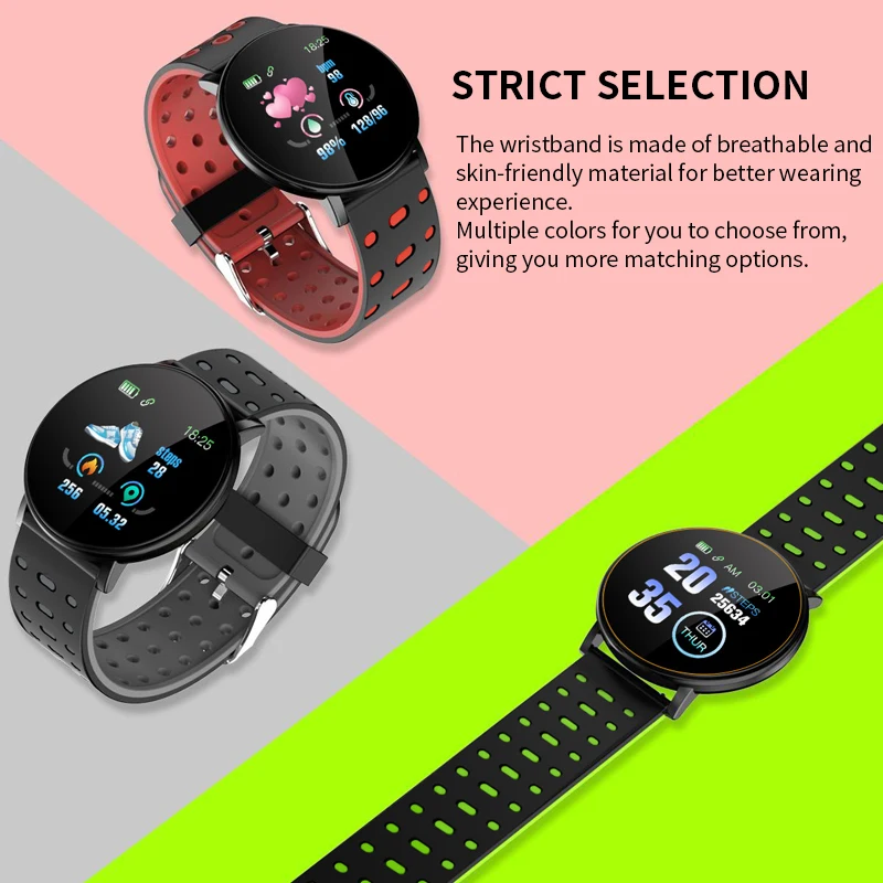 SHAOLIN Bluetooth Smart Skatīties asinsspiediens Smartwatch Pulksteņi Smart Joslā Sports Tracker Vīriešiem Smartband