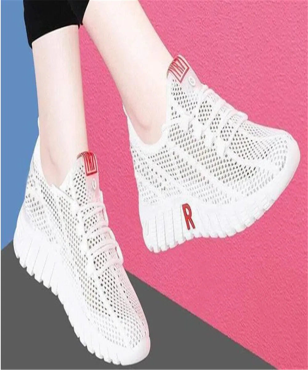Sievietei kurpes, čības 2020. gadam korejiešu versija visu maču gadījuma vasaras acs kurpes darbojas sievietes