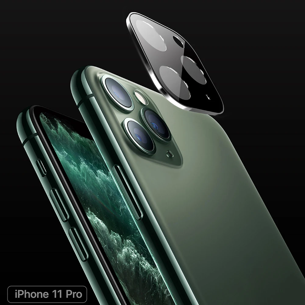 Sprādziendrošas l Alumium Kameras Objektīva Aizsargs Gredzens Vāciņš iPhone 11 Stikls Kameru seguma iPhone 11 Pro Max