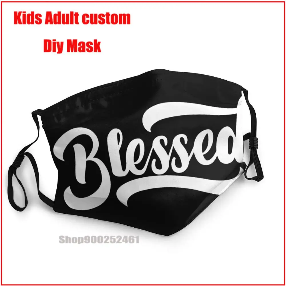 Svētīgi Balts DIY maska sejai modes mazgājams maska sejas maska mutes masku atkārtoti bērniem mascarillas de tela lavables con filtro