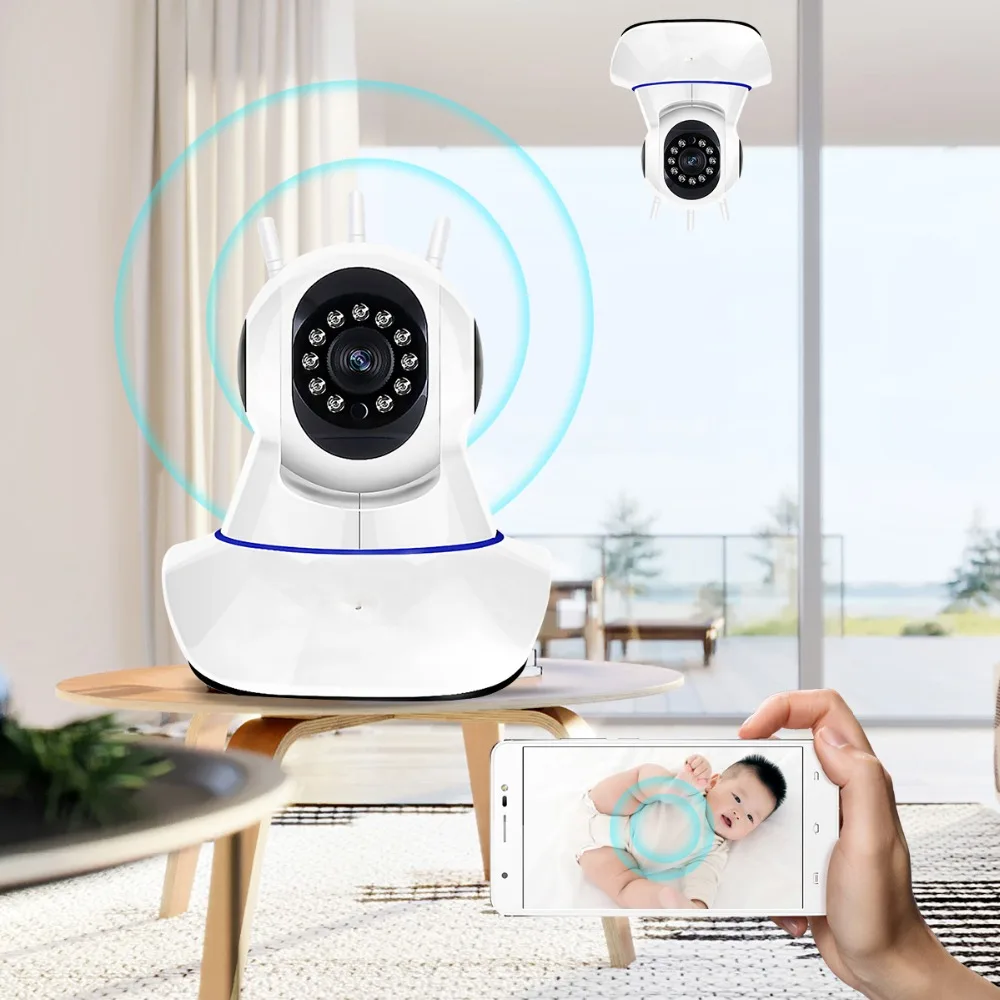 Sākotnējā 1080P Bezvadu IP Kamera, Home Security WIFI Kameru Ceļu Uzraudzības Audio CCTV Pet Kameru Bērnu Monitoru