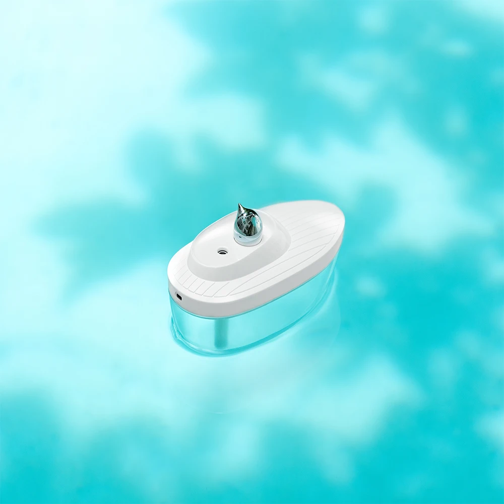 USB Mini Cute Karikatūra Kaķis Laivu Darbvirsmas Gaisa gaisa mitrinātāju Ar LED Gaismas Mājsaimniecības Pulverizators Difuzoru Gudras Mājas Lietošanai