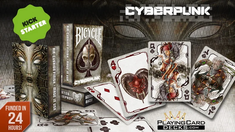 Velosipēdu Cybertech Spēļu Kārtis Klāja Pokera Izmēra USPCC Limited Edition Burvju Kāršu Spēles Burvju Butaforijas Burvju Triku Burvis