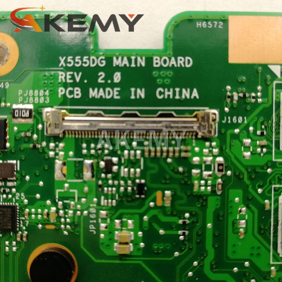 X555DG mātesplati Par ASUS X555YI X555YA X555D A555DG X555QG X555Y klēpjdators mātesplatē A6-7310 4GB REV2.0 Testa darbs