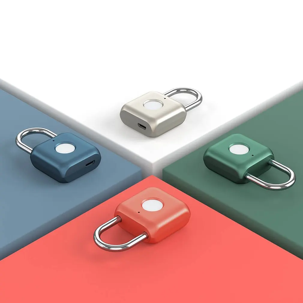 Xiaomi Mi pirkstu Nospiedumu piekaramo atslēgu Kitty USB Ūdensizturīgs Pārnēsājamo Elektronisko Mājas Anti-theft Bagāžas Gadījumā, ja Drošības Atslēga