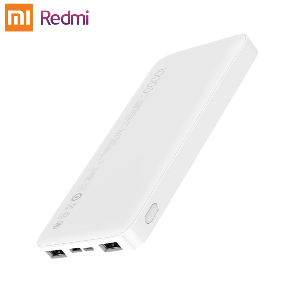 Xiaomi Redmi Power Bank 20000mAh divvirzienu 18W Qi Ātrās Uzlādes Powerbank 10000mAh Dubulta USB Izeja, iPhone, Samsung un Huawei