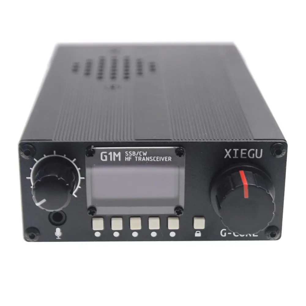XIEGU G1M SSB/CW 0.5-30MHz Moblie Radio HF Raiduztvērēju Šķiņķis QRP G-CORE SDR Amatieru Radio
