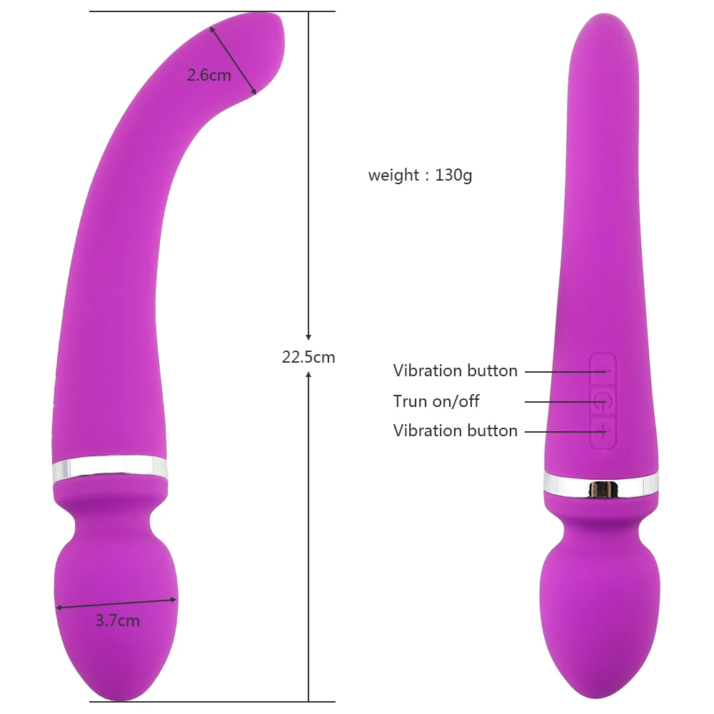YEMA AV Burvju Nūjiņu Dubultā Dildo, kas Noslēdzās Vibrators Seksa Rotaļlietas, lai Sieviete Homoseksuāliem Vīriešiem Klitora Maksts Massager Seksa Mašīna