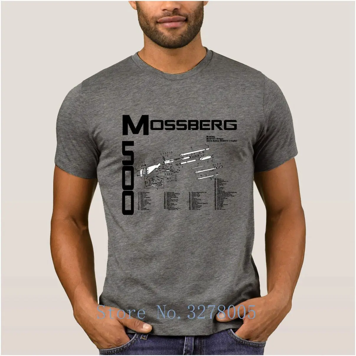 Zīmola La Maxpa Mossberg 500 Eksplodēja Apskatīt Fit T Krekls Mens Dabas Saules gaismas Vīriešu T-Krekls Homme Īsām Piedurknēm Vīriešiem Tshirt