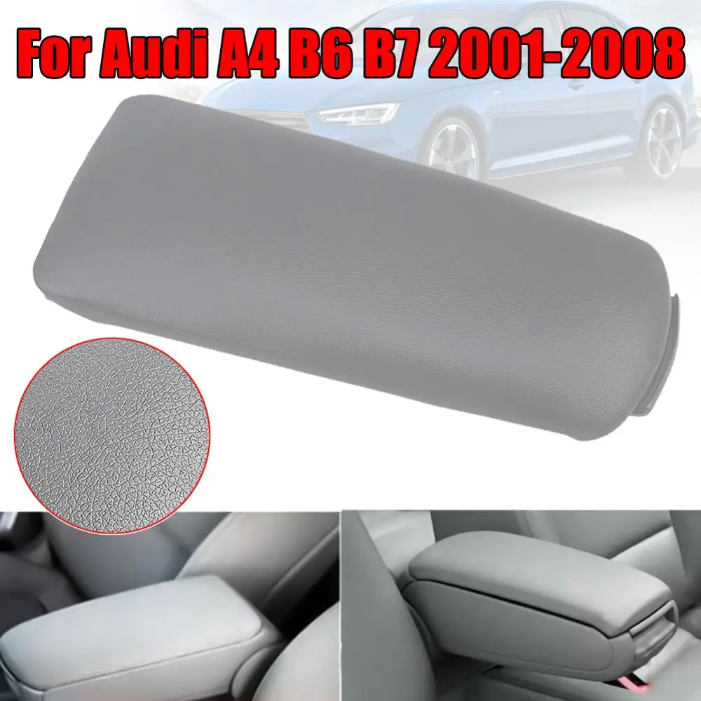 Ādas Roku Balsts, Centrs Box Konsoles Vāks Vāks 2001-2008 Audi A4 B6 B7