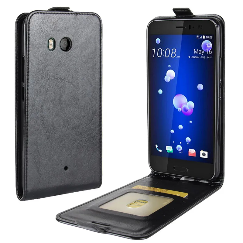 Ādas Vāks HTC U11 Maks Flip Case HTC U11 U 11 Vive U-3f 5.5