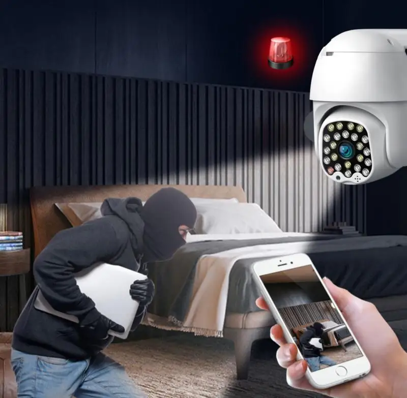 1080P WIFI IP Kameras Bezvadu Āra Ūdensizturīgs CCTV HD PTZ Smart Home Security Webcam IS Cam Камера Dropshipping
