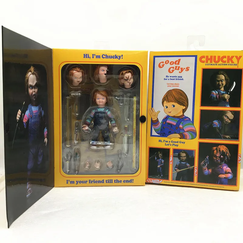 10cm NECA Chucky ultimate savākt visu Labi Puiši piederumi rīcības attēls Modeli, Rotaļlietas, Dāvanu Brinquedos