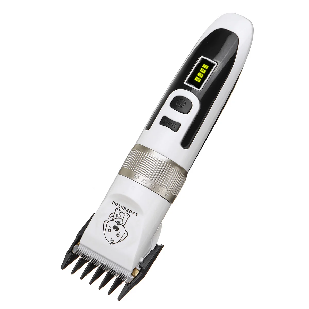 11pcs/komplekts Professional Elektriskā Pet Suns Clipper 5 Ātrumu Izslēgt Kopšanas Skuveklis USB Lādējamu Dzīvnieku Matu Skuvekļu Komplekts