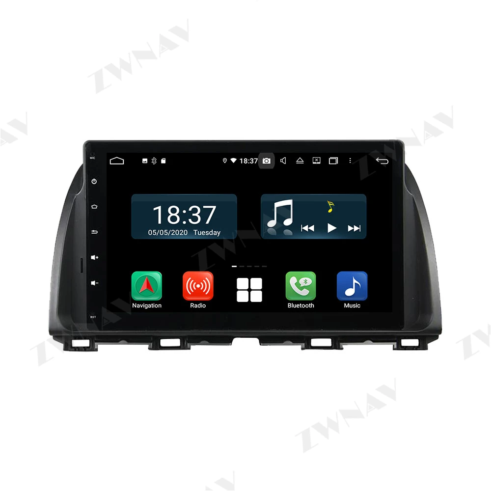 128G Carplay Android 10.0 ekrānu, DVD Atskaņotāju Mazda CX-5 Atenza 2013 2016 2017 2018 GPS Auto Radio Stereo Galvas vienības