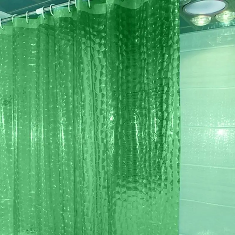 2.0X2.0m PEVA Vannas Dušas Aizkari Moldproof Ūdensizturīgs 3D Sabiezējumu Sadzīves Vannas Dušas Aizkars Plastmasas Vannas Ekrāns