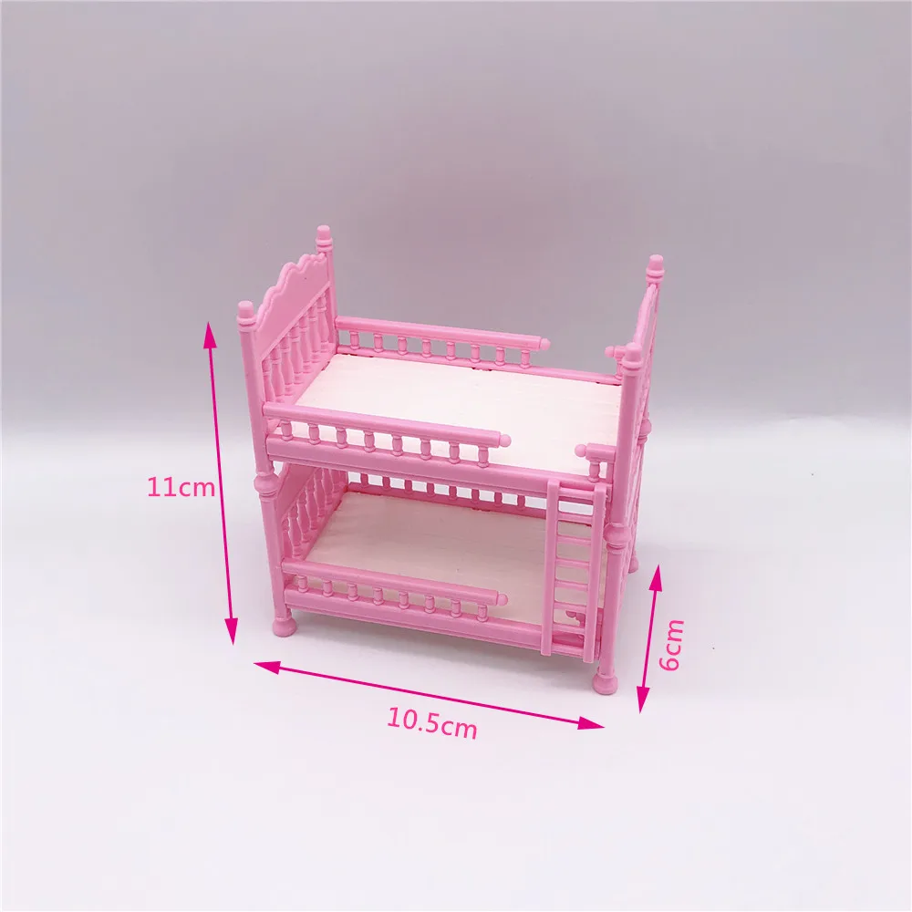 2020 jaunākās modes Barbies Princess leļļu piederumi, bērnu gultiņa, guļamistabas sērijas plastmasas bērnu rotaļu māja rotaļlietas