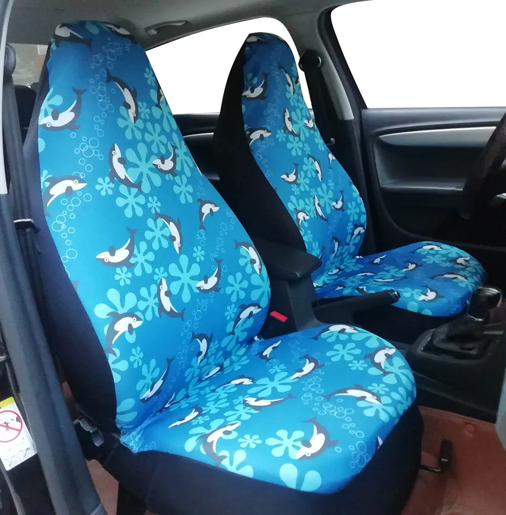 2gab Priekšā Automobiļu Automašīnu Seat Cover Universal Aizsargs Paklājs Mazgājams Mīkstu Auduma Modes Modelis, lai Lielākā daļa Auto Automašīnu Kravas automašīnu SUV
