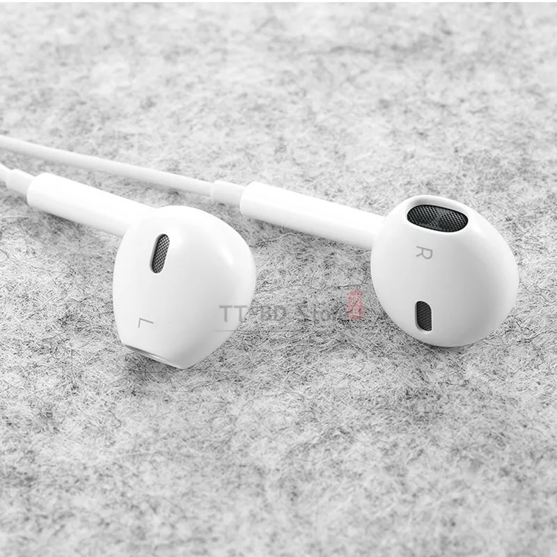 5 GAB. Dāvanu KASTĒ Oriģinālo Apple Earpods austiņas 3.5 Mm Plug In-ear Austiņas Sporta Earbuds Dziļi Bagātāka Bass Austiņas Priekš iPhone/iPad Androi