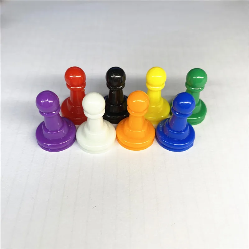 96 Gabaliem Plastmasas Bandinieks Šaha Gabalu galda Spēles Papildināt Pack, Detaļas, Galda Marķieri, Mākslas un Amatniecības 8 Krāsas