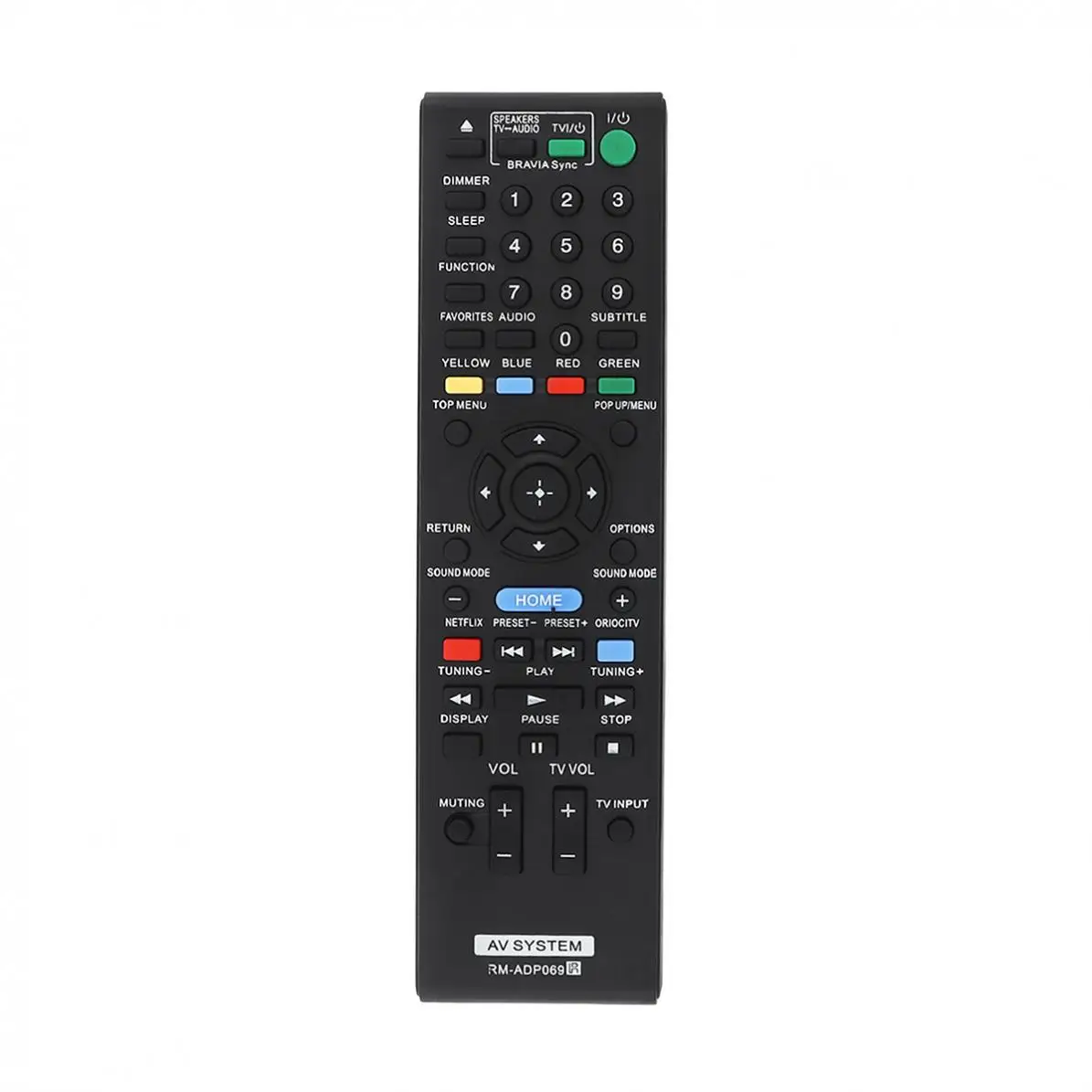 ABS IS 433MHz Nomaiņa TV Tālvadības pults, AV Sistēmu, ar Ilgu Tālvadības Attālums Piemērots Sony RM-ADP069