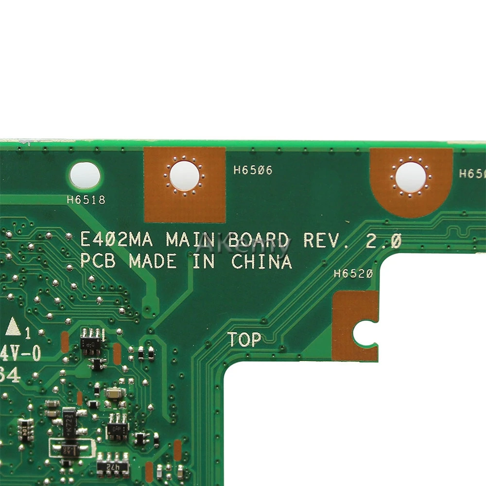 AK E402MA E502MA Portatīvo datoru mātesplati Par Asus E402MA E502MA E402M E502M E402 E502 Testa sākotnējā mainboard 2G RAM N2840