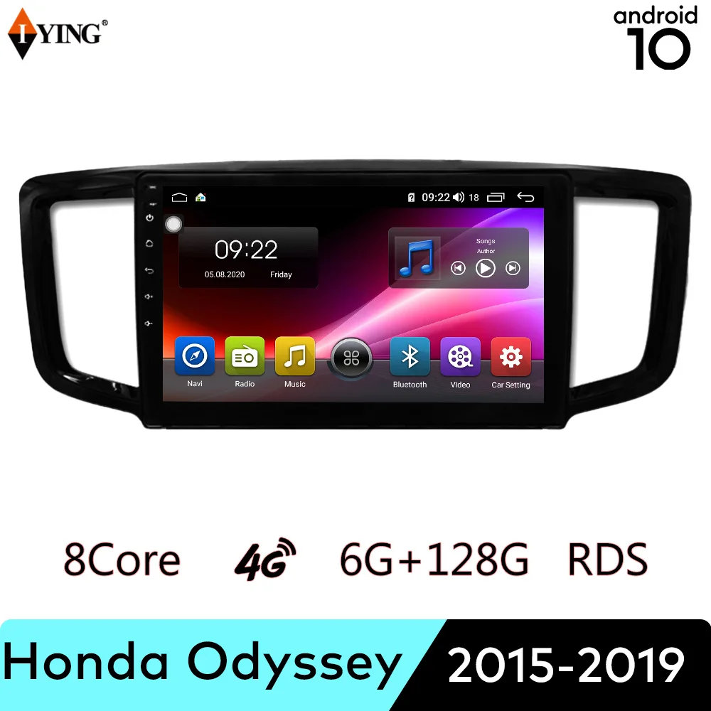 Android Auto Bezvadu Carplay Honda Odyssey-2019 Auto Radio Multimediju Video Navigācija GPS DSP Android 10 QLED Ekrāns