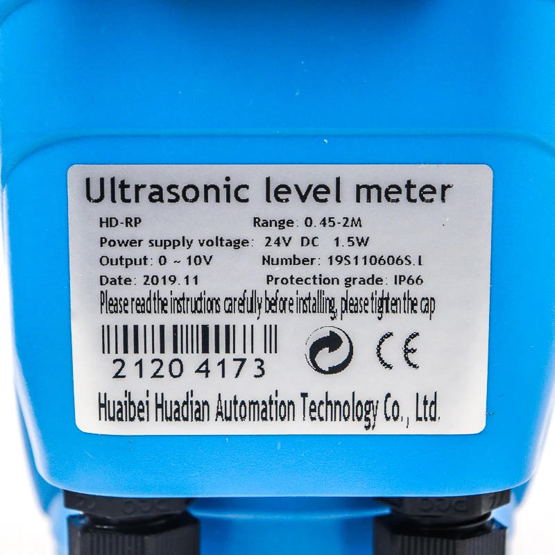 Anti Korozijas Zondi un Atkritumu Ūdens Skābes Degvielas Ultraskaņas Līmeņa Sensors