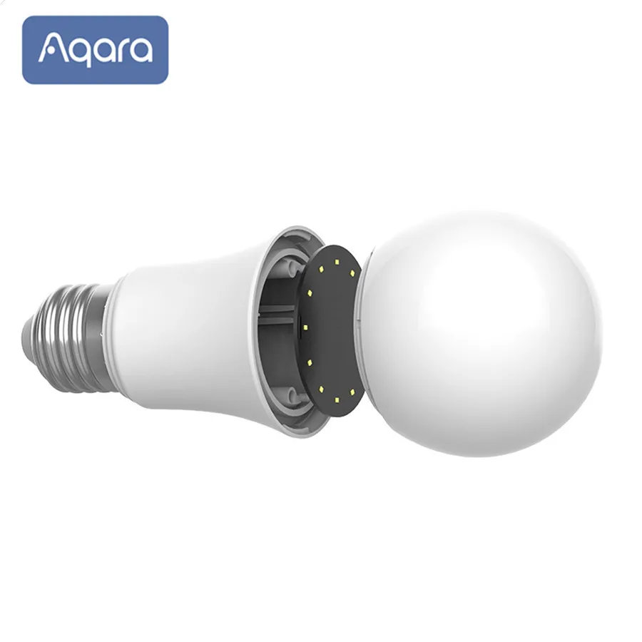 Aqara Zigbee Smart LED Spuldze 9W E27 2700K-6500K Zigbee Versija Balta Krāsa Smart Remote LED spuldzes Gaismu Xiaomi Mi Mājas Komplekts App