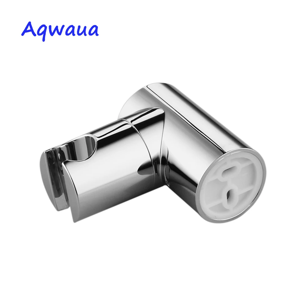 Aqwaua Dušas Galvas Turētājs Turētājs Stand 2 Pozīciju Vannas Izmantot Standarta Izmēra Vannas istabas Piederumi Chrome ABS Plastmasas