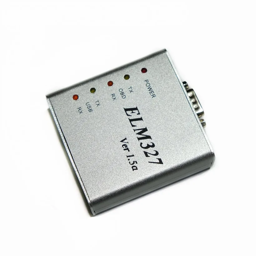 Augstas Kvalitātes Metāla, Alumīnija ELM327 OBD2 Auto Diagnostikas Rīks ELM 327 Metāla USB Interfeiss Kodu Lasītājs, Skeneris, V1.5/V1.5.a