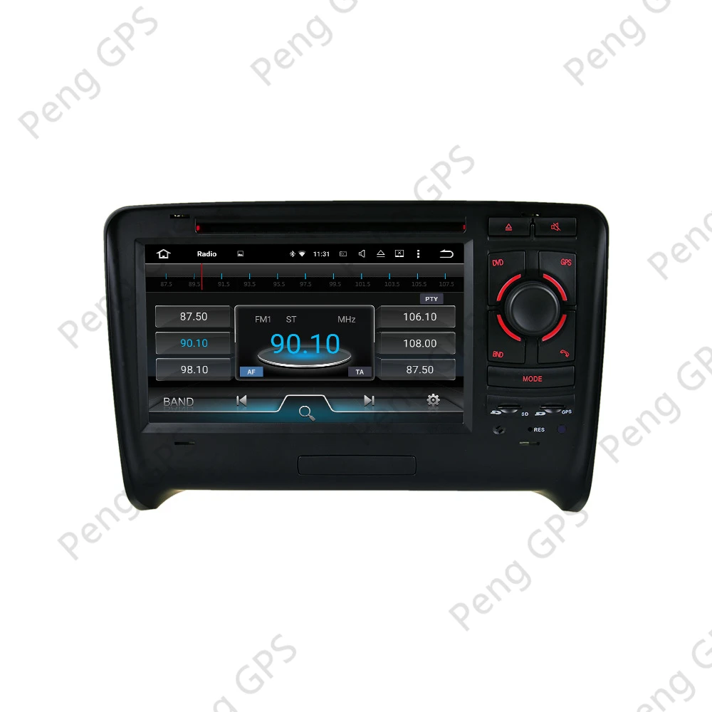 Auto Stereo Audi TT 2006-2011 Android 10.0 Radio Multimediju IPS Touchscreen GPS Navigācijas Headunit DVD Atskaņotājs Carplay WIFI