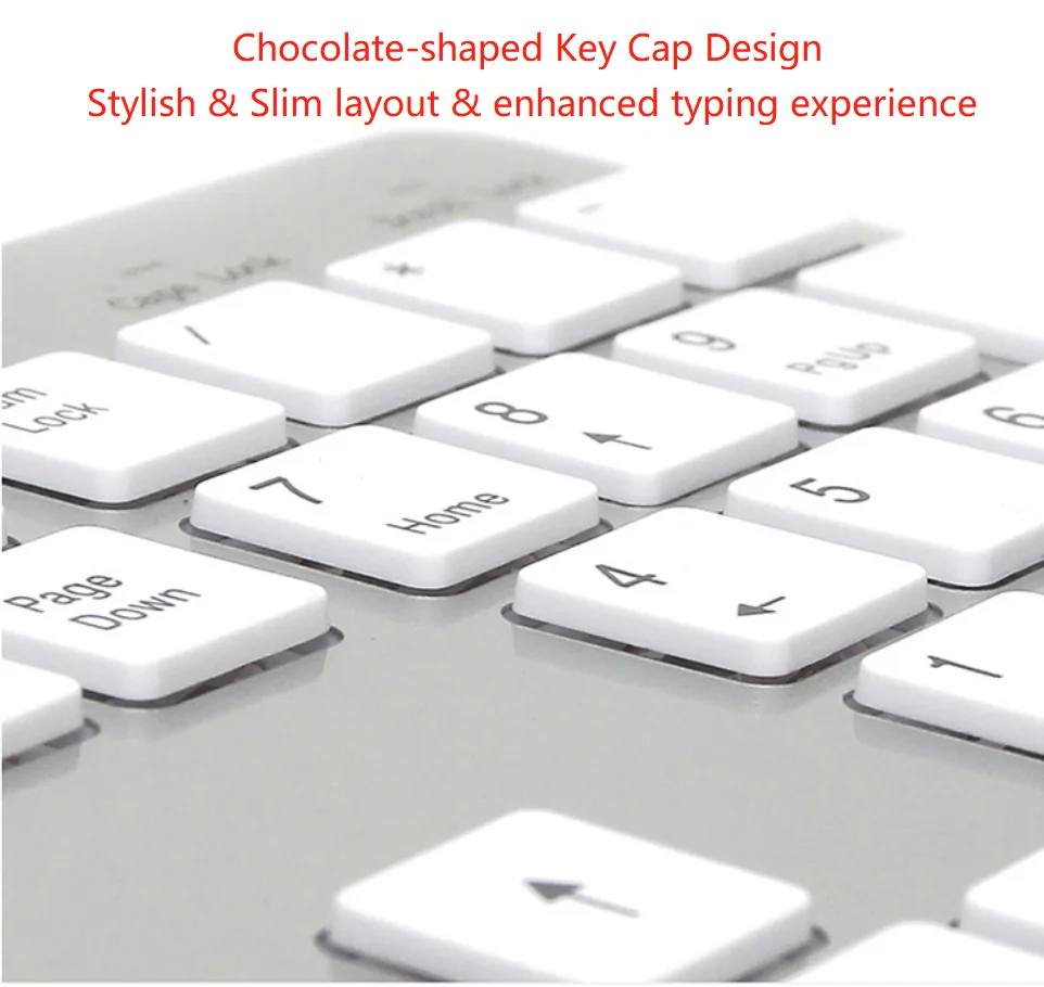 B. Draugs 105 Taustiņu Šokolādes formas Slim & Kluss Vadu USB Tastatūras KB1430 datoru/tablete home & office & Spēli