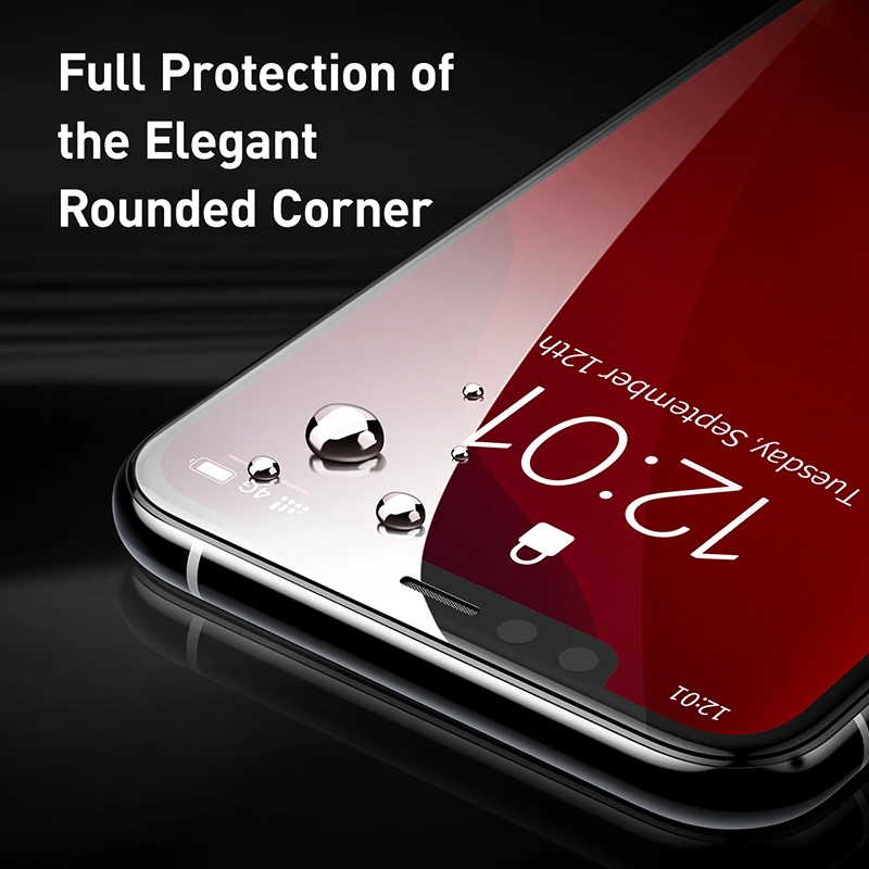 Baseus 0.3 mm Screen Protector For iPhone 11 11Pro MAX HD Rūdīts Stikls Pilns Pārklājums Aizsargājošu Stikla Caurspīdīga Stikla HD