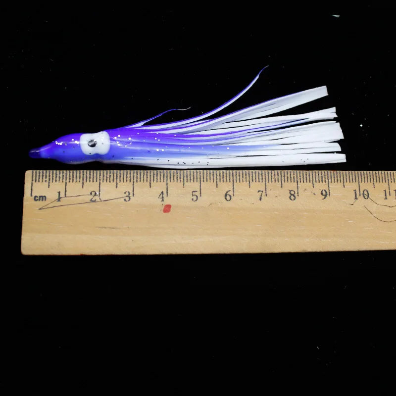 Bezmaksas piegāde 100gab/ daudz jauktu krāsu 9.5 cm 2g mazo mīksto lure Kalmārs Svārki Zvejas Vilinājums Jūras Astoņkājis Ēsmas Zivju makšķerēšana