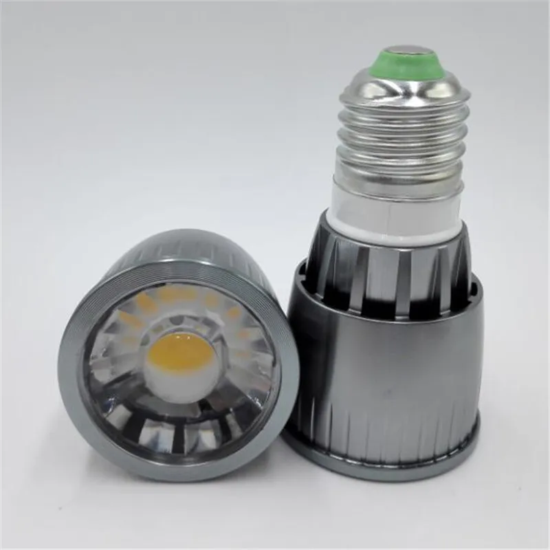 Bezmaksas Piegāde Aptumšojami LED Prožektori 5w/7w/10w Padziļinājumā Led Spuldzes GU10 MR16 E27 Bāzes COB Noteikti Lampu Apgaismojumam, Silti Balta