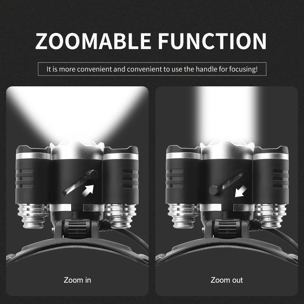 BORUiT B22 XM-L2 LED Atmiņas Funkcija Priekšējiem 4-Režīmu USB Zoomable Lukturis Power Bank Vadītājs Lāpu Gaismiņu Izmantot 18650 Akumulatoru