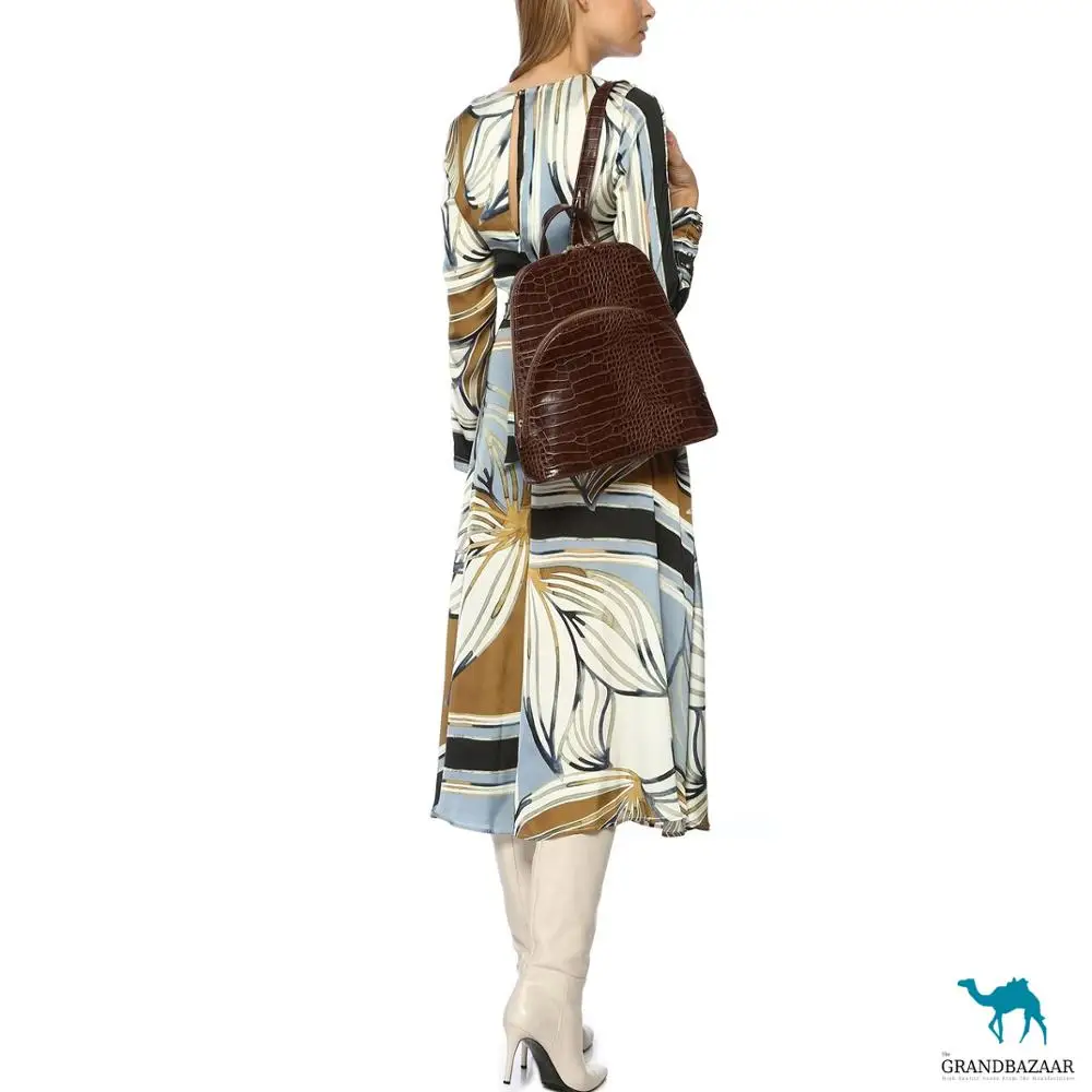 Croco Stilīgu Dizainu, Augstas Kvalitātes Mugursoma - Luksusa Modes preču Zīmols, - Karstā Pārdošanas Kritums 2020. gadam - PU Āda - Meitenes, Dāmas, Sievietes