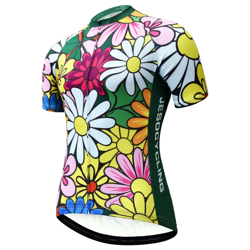 Cyling Jersey Sievietēm ar Īsām Piedurknēm Vasaras MTB Velosipēds Jersey Sublimēts Krekls Drukas maillot ciclismo Velosipēdu Apģērbu Valkāt