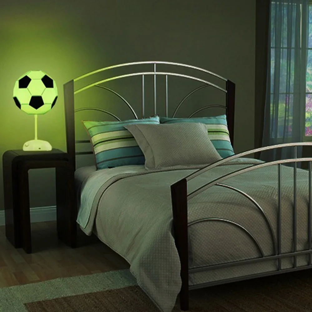 DIY Radošo Krāsains Futbola Nakts Gaismas, Galda Lampas USB Galda Lampa LED Nakts Apgaismojums, Mājas Guļamistaba Dekori