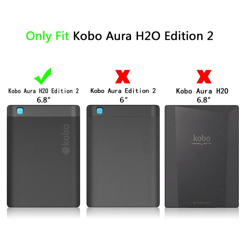 Gadījumā, Kobo Aura H2O edition 2 6.8