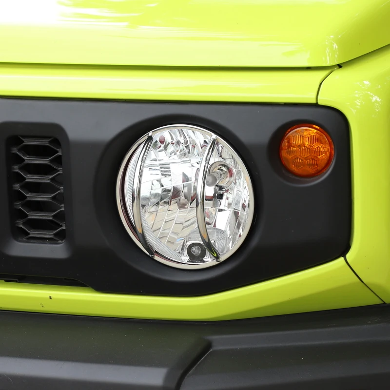 HYZHAUTO 2gab Metāla Lukturu Nosūcēji Suzuki Jimny 2019+ Piederumi Lukturis Aizsardzības Rāmis Car Styling