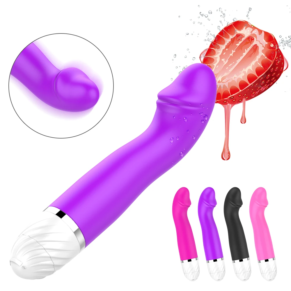 IKOKY G-spot Stimulēt Dildo Vibrators Sievietes Maksts Klitora Massager Silikona Spēcīgu Vibrāciju AV Stick Seksa Rotaļlietas Sievietēm